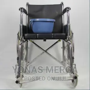 Photo - Commode Wheelchair Equipped With Plastic Toilet Shower Use