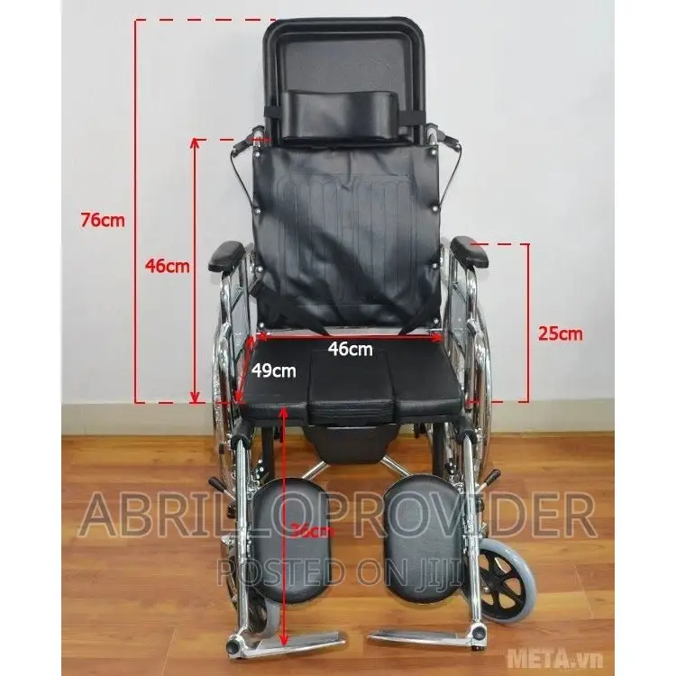 Reclining Wheelchair Commode #Commode Nls009
