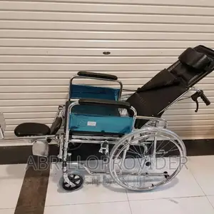 Wheelchair Commode Reclining FOLDABALE AND Flexible