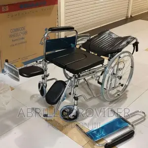 Wheelchair Commode Reclining FOLDABALE AND Flexible