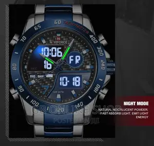 Photo - Naviforce Nf9171 Men's Quartz LCD Wrist Watch