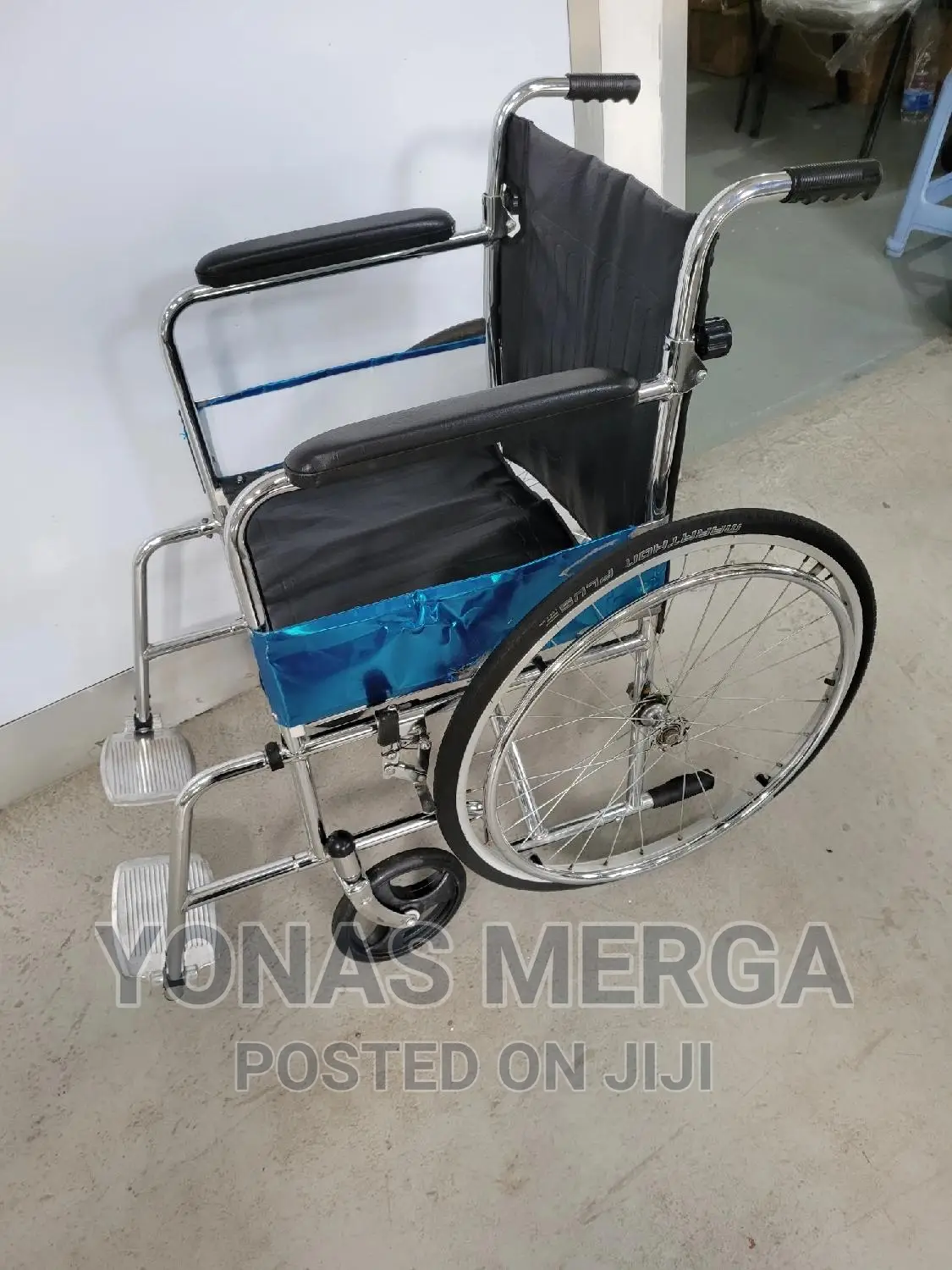 Used Wheelchair Controlling the Switch With One Hand