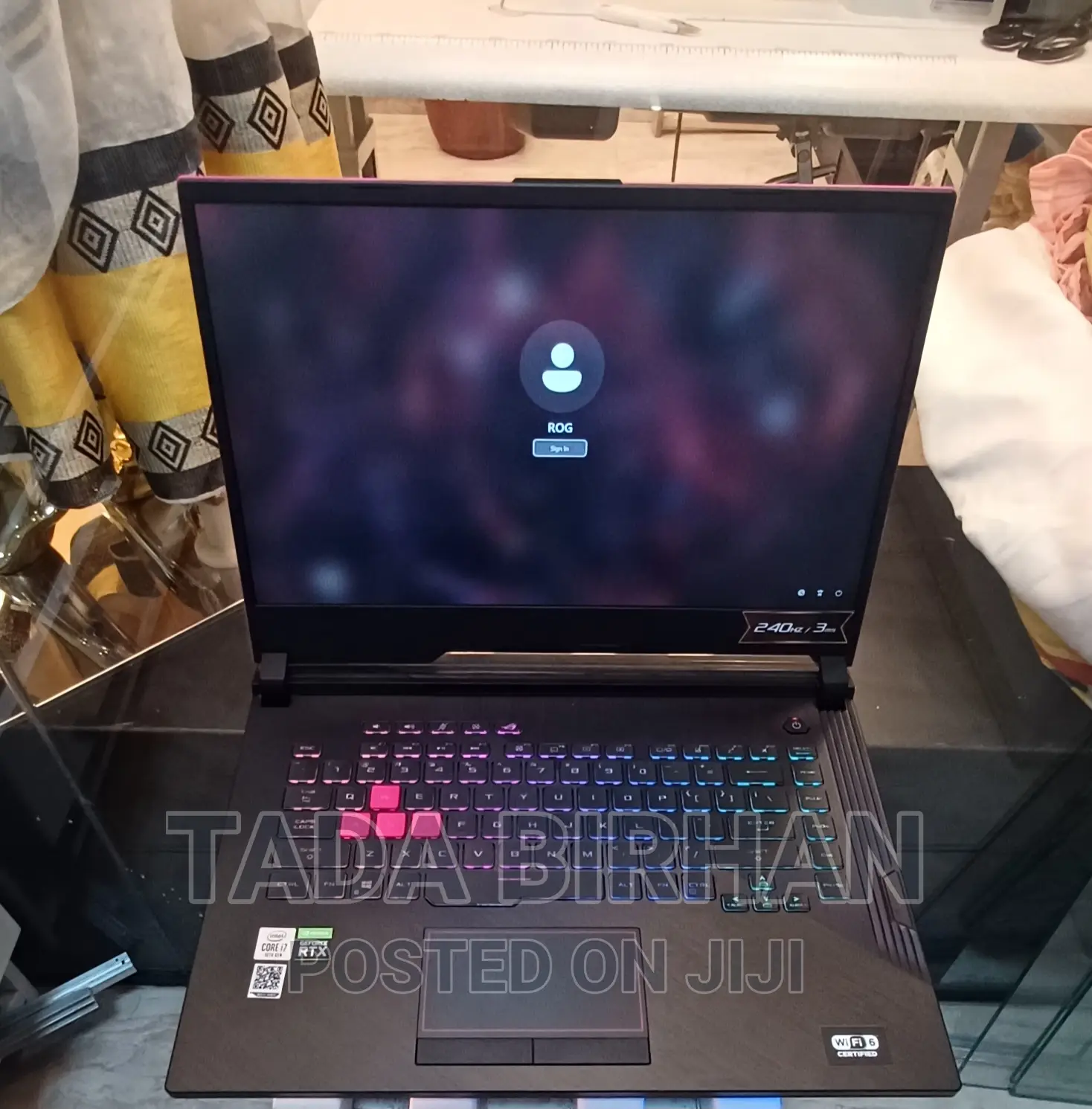 New Laptop Asus ROG Strix G15 16GB Intel Core I7 SSD 512GB
