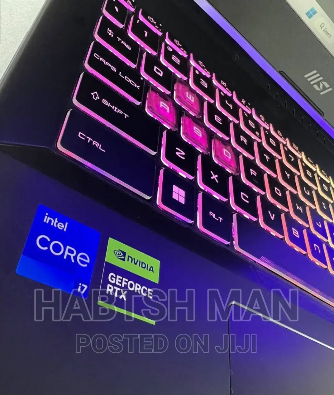 New Laptop MSI MSI Sword 15 8GB Intel Core I7 SSD 1T