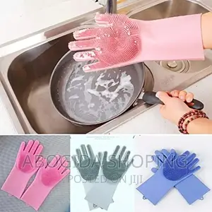 Photo - Magic Silicone Dish Washing Gloves