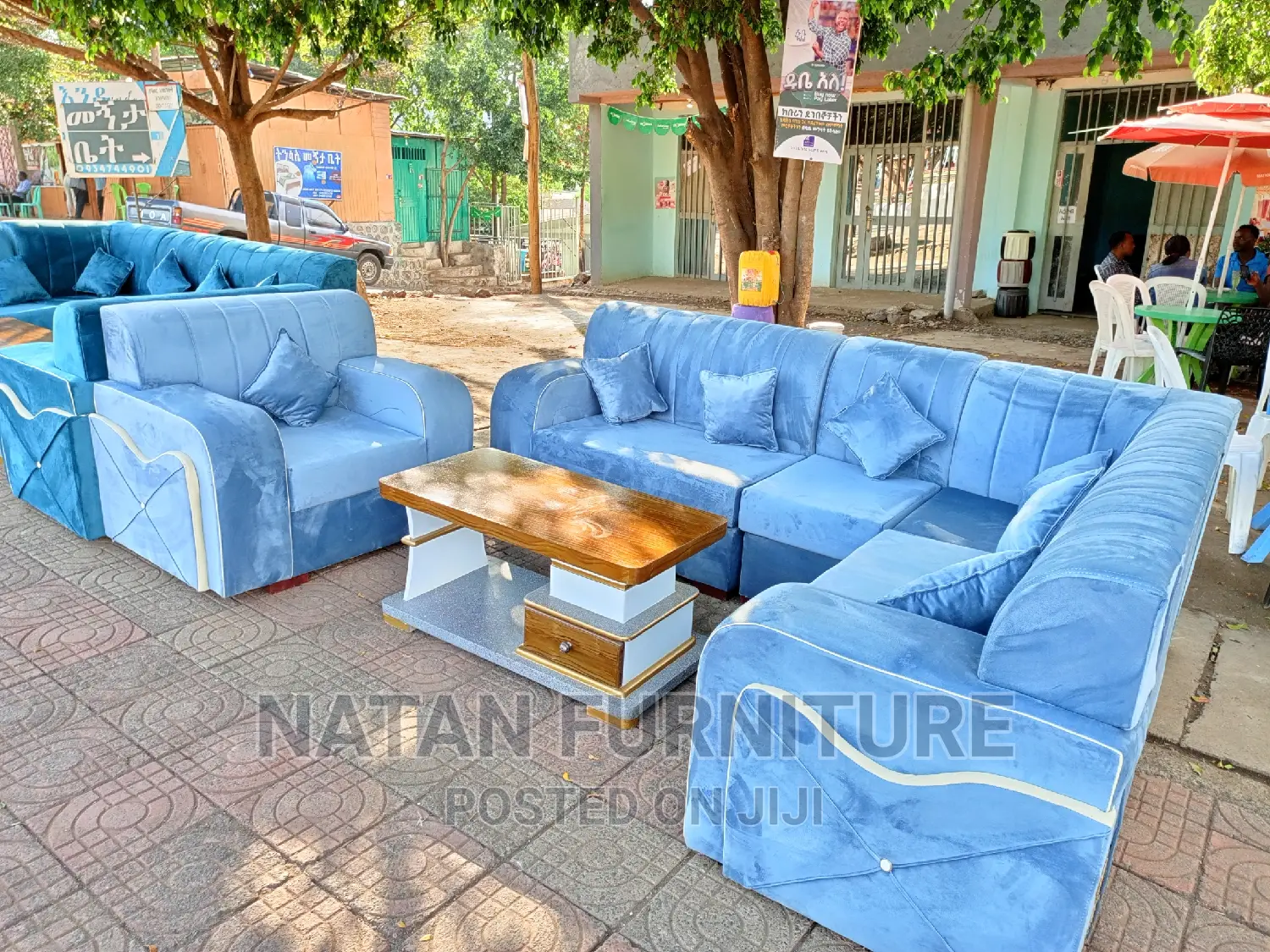 Sofa Set Lshaped With a Good Quality.