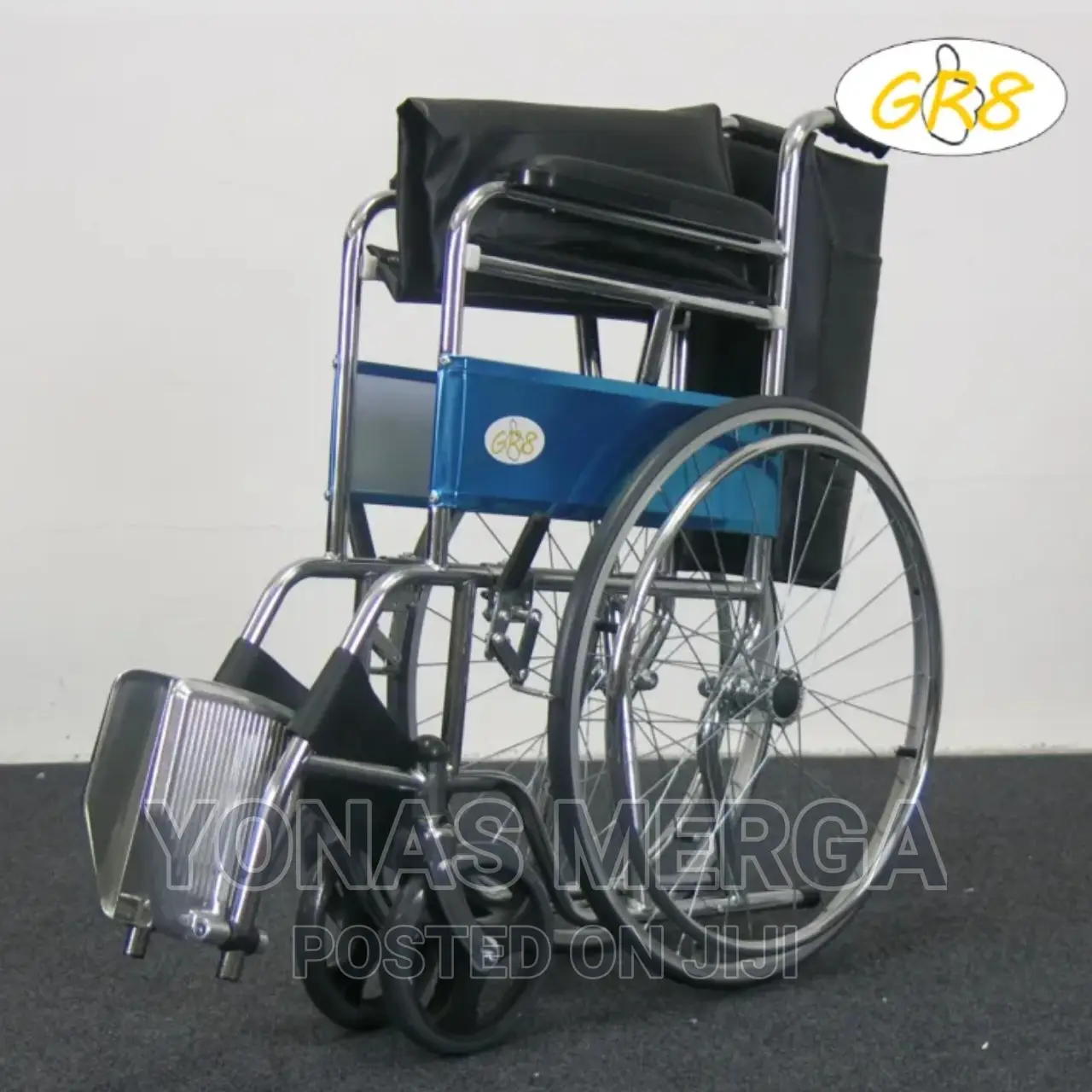 Chrome Uphealthy Hard Cushion Wheelchair With Brake 809