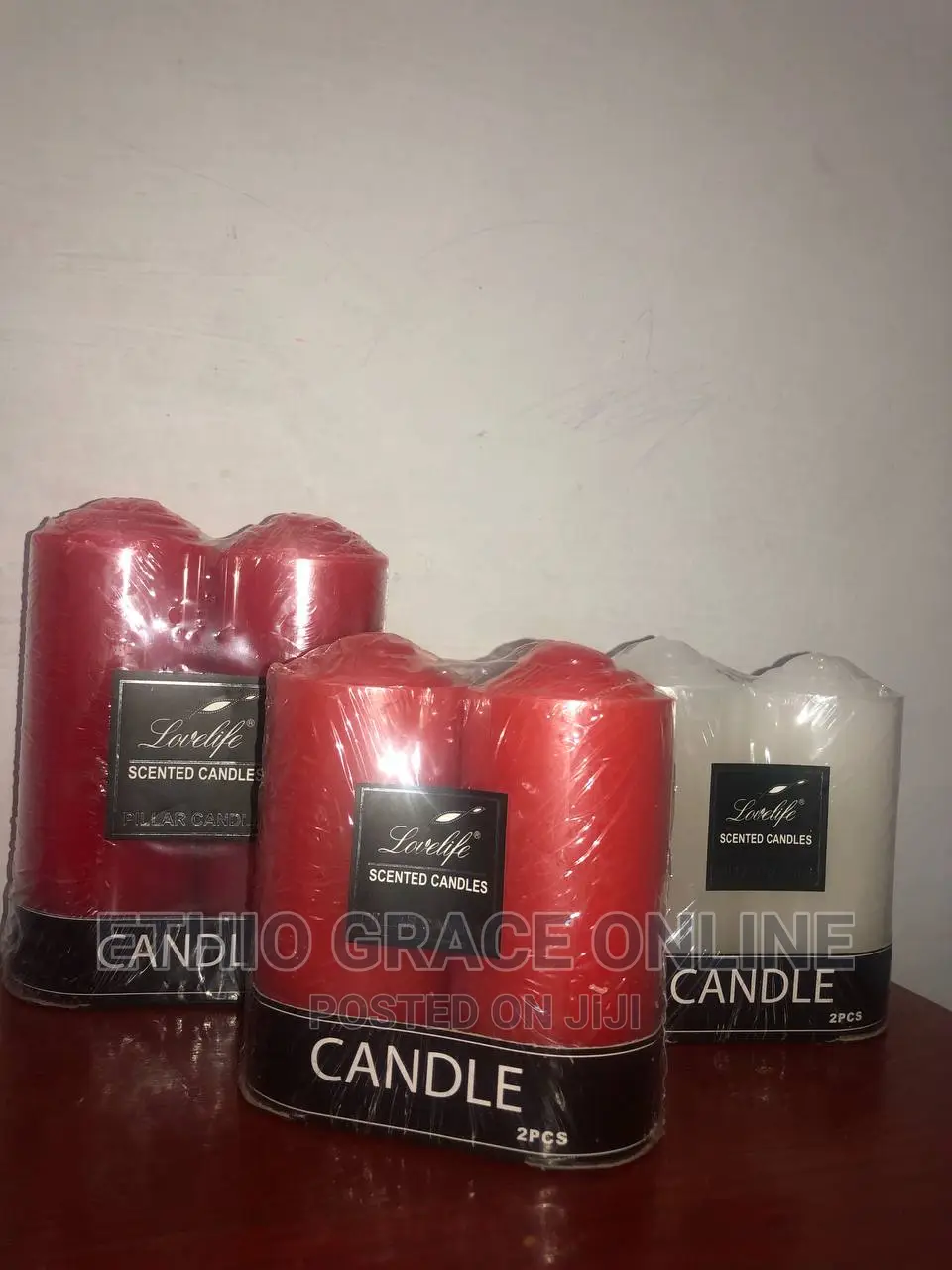 Love Life Scented Candles 2pc