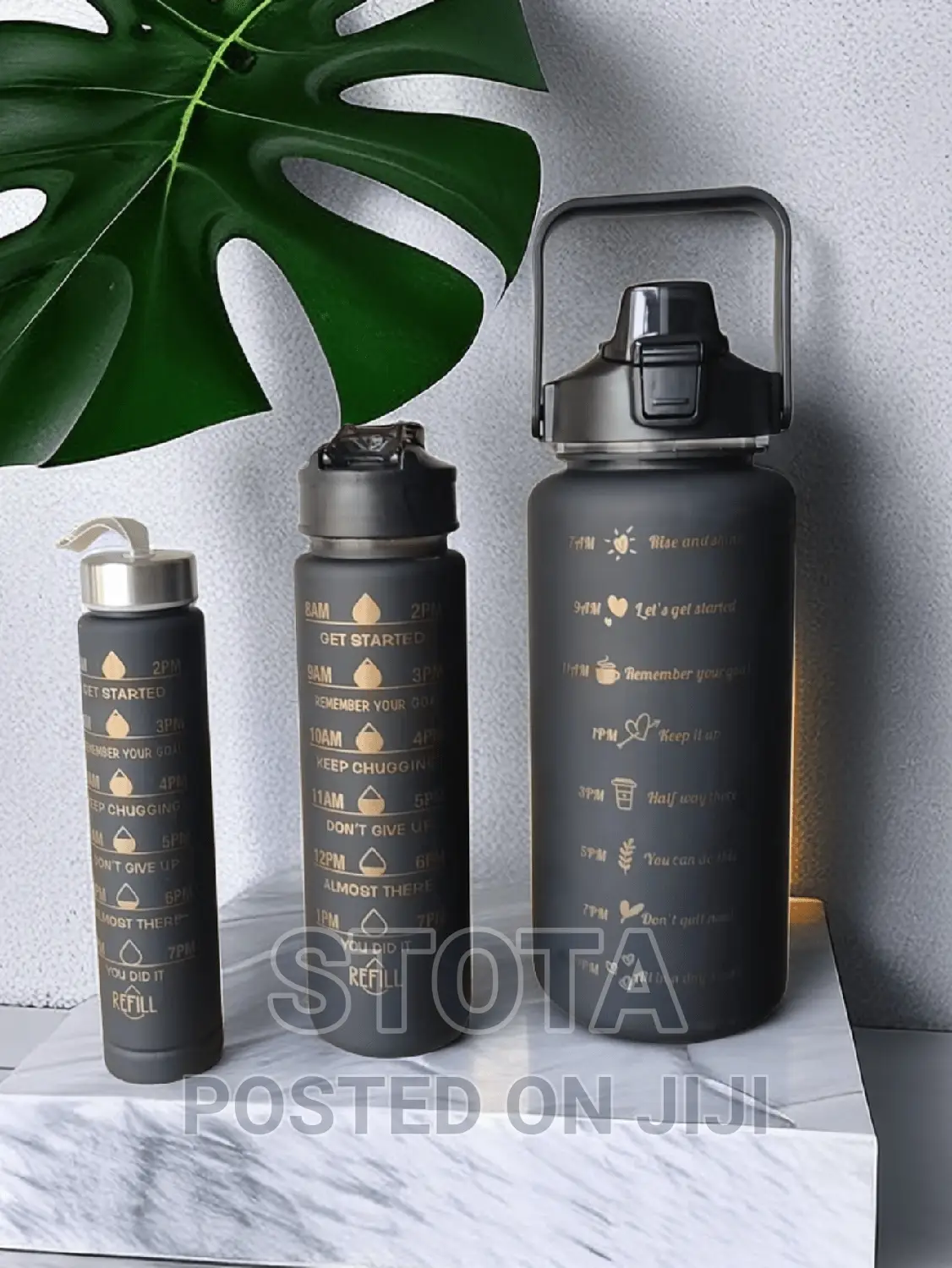 Motivational Water Bottle 3 In 1