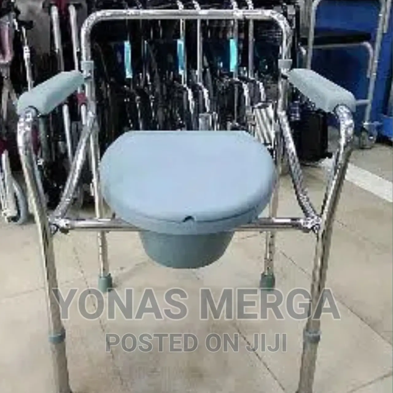 Easylife Commode Chair; Height Adjustment,Size:Standard