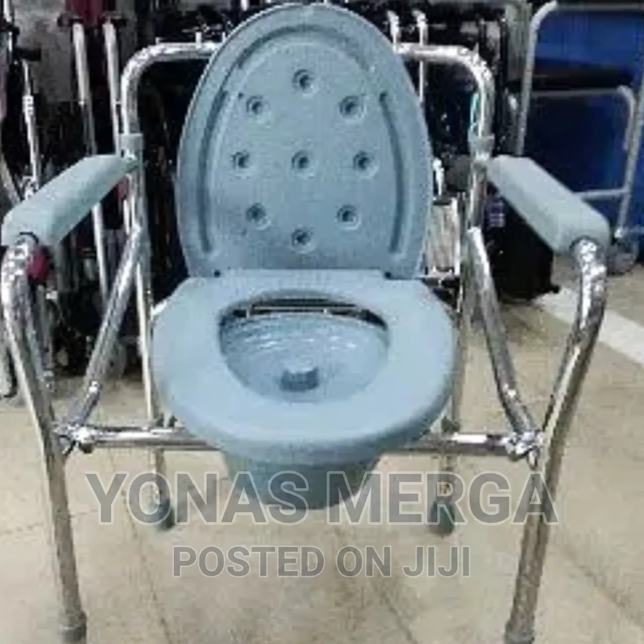 Easylife Commode Chair; Height Adjustment,Size:Standard