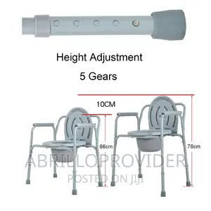 3 in 1 Commode Chair Adjustable Flexible Foldable