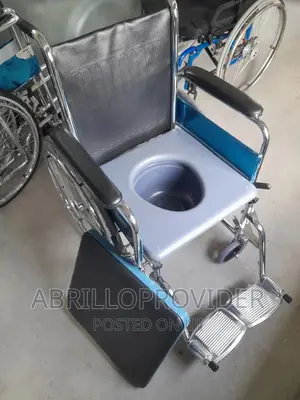 Photo - Commode Wheelchair / Foldable / Flexible/ Toilet