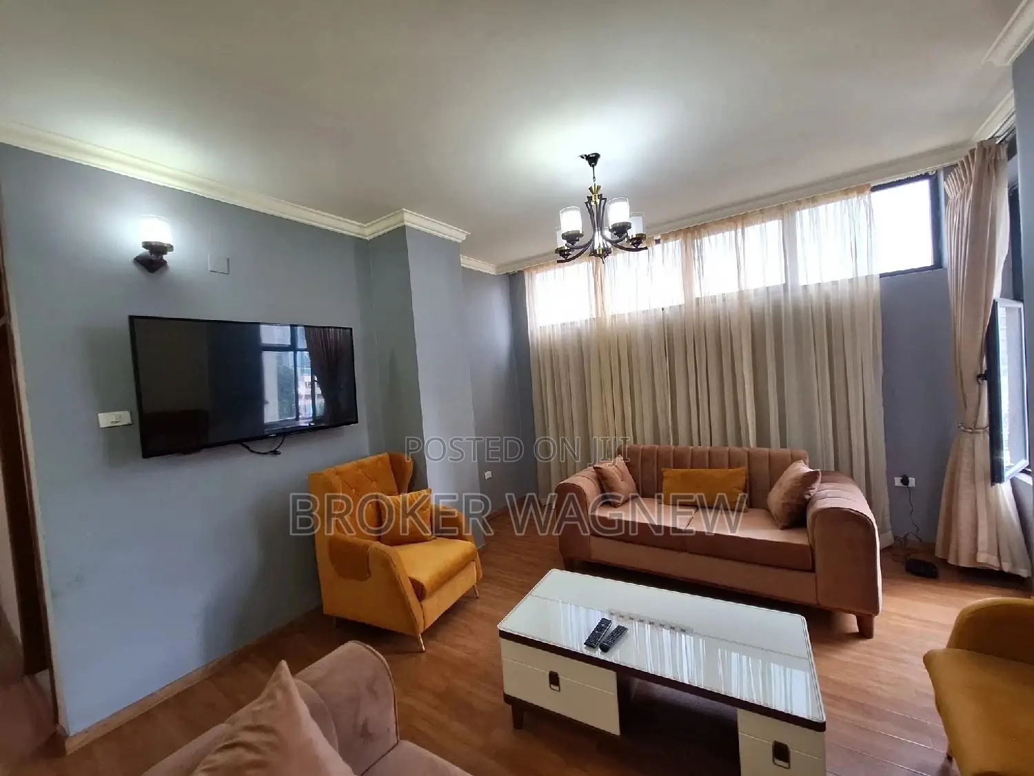 Furnished 2bdrm Apartment in Kirkos for rent