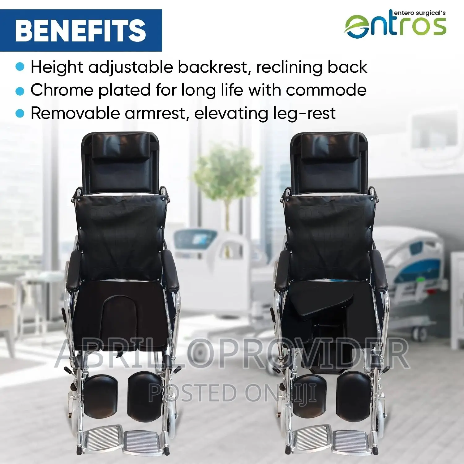 Frame Transport Wheelchair, Folding Portable With Locking