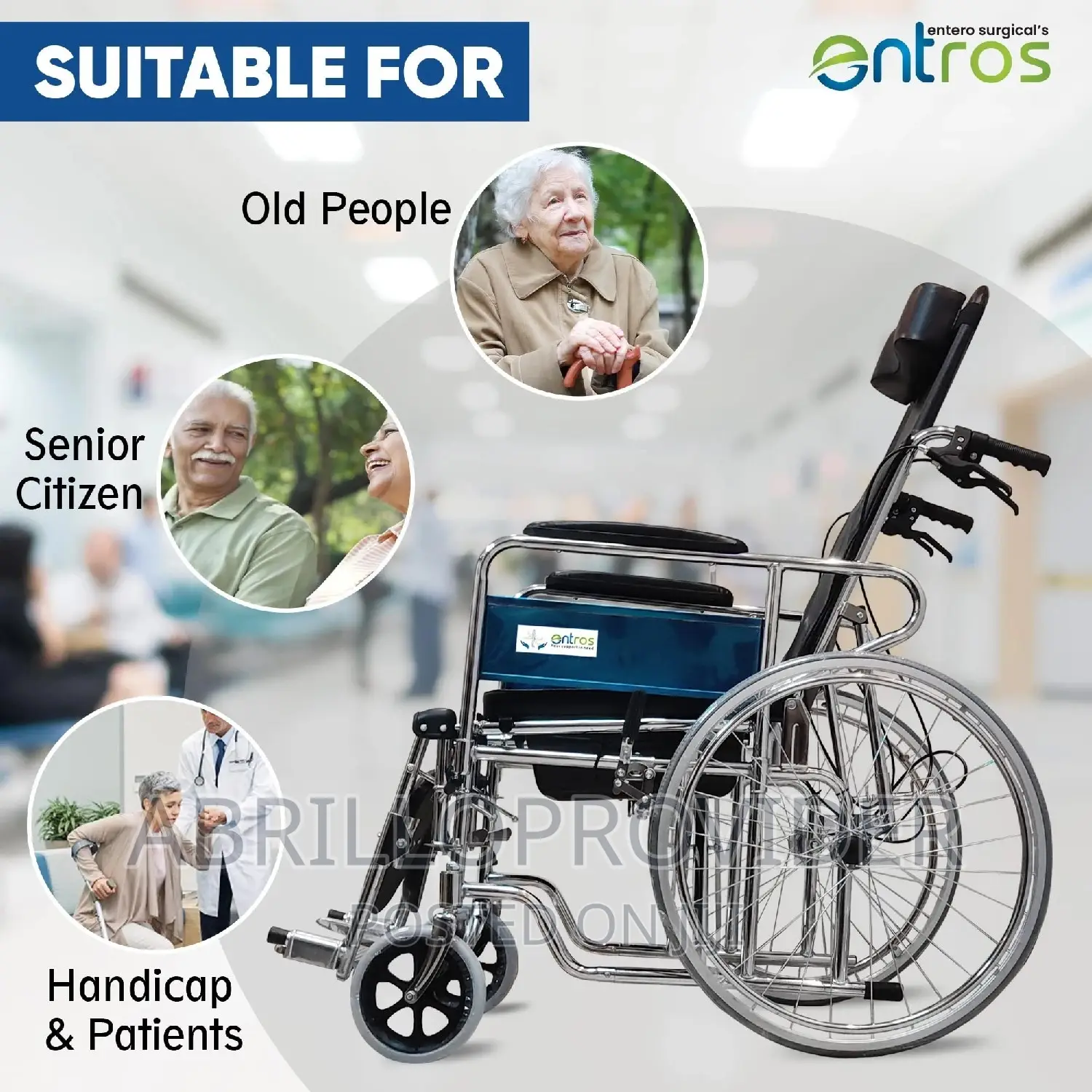 2 in 1 Wheelchair Patients Wheelchair/ #Commode/#Toilet
