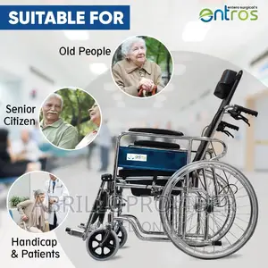 2 in 1 Wheelchair Patients Wheelchair/ #Commode/#Toilet