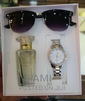 Photo - ልዩ የስጦታ ሳጥን! POLO AIR Women's Wristwatch ,Perfume, Sunglass
