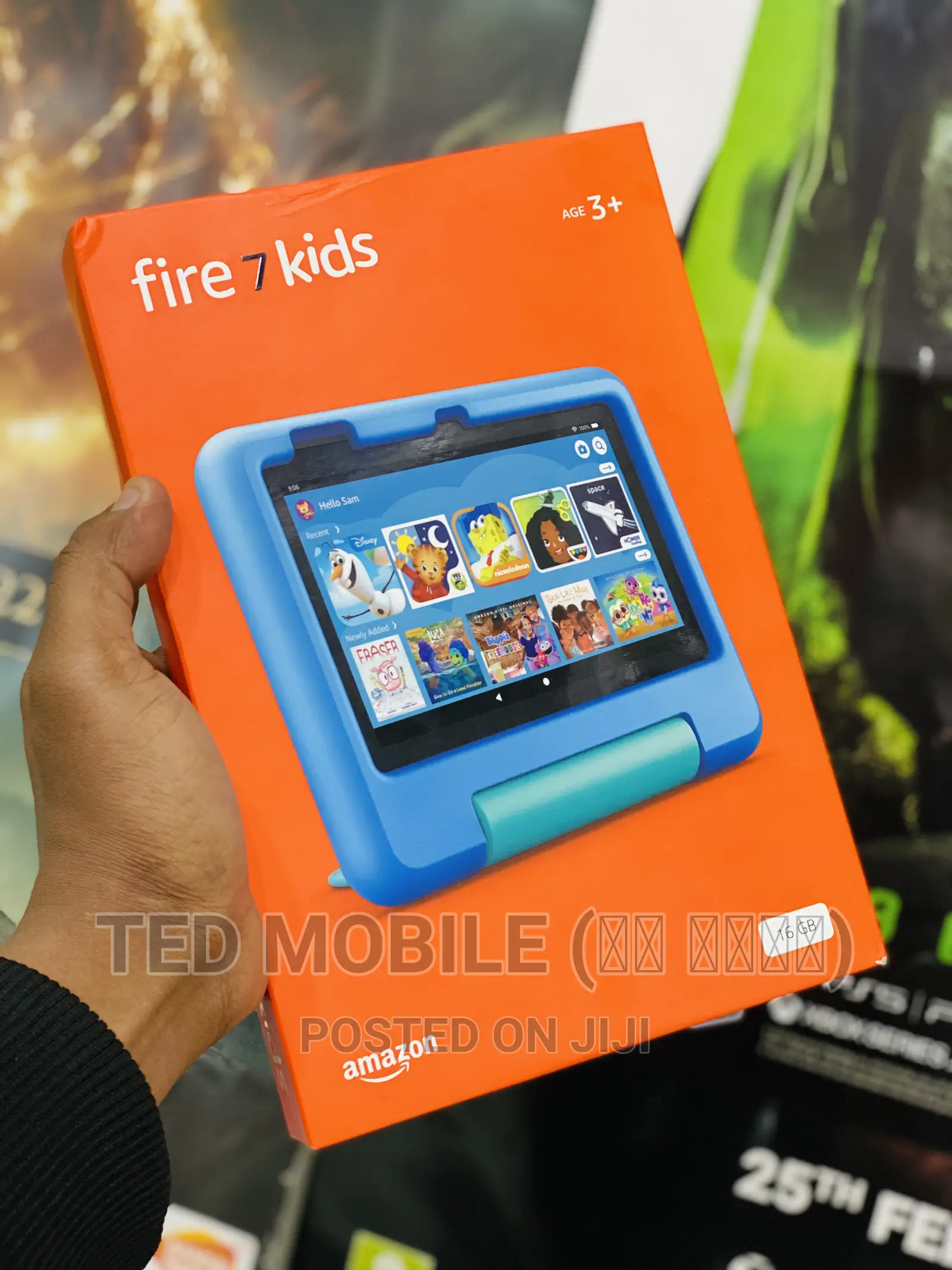 New Amazon Fire 7 Kids Edition 2022 16 GB Black