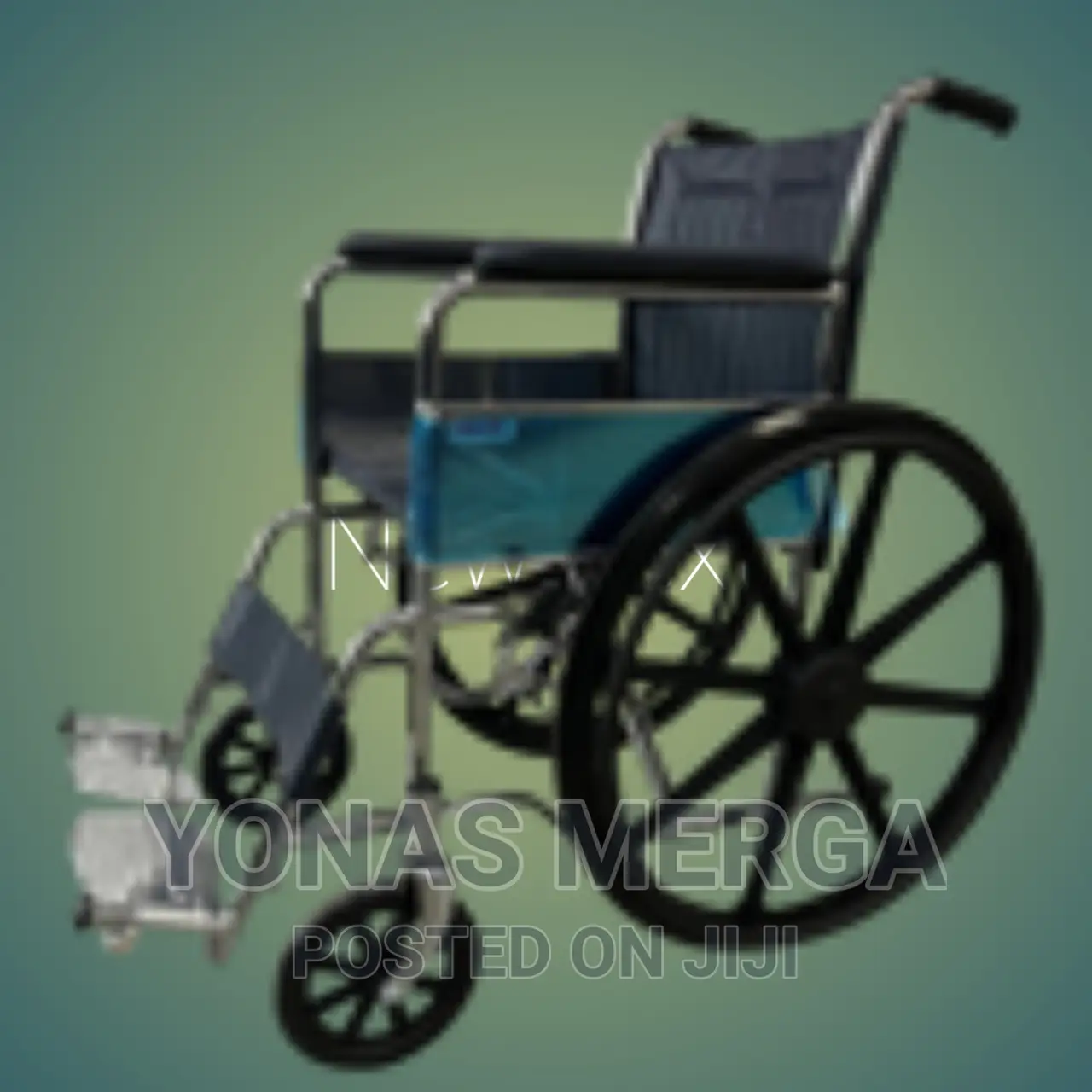Wheelchair Is Made of Aluminium Material for Easy Cleaning