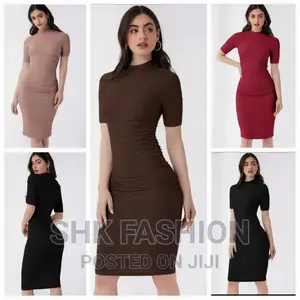 Unity Mock Neck Bodycon Dress