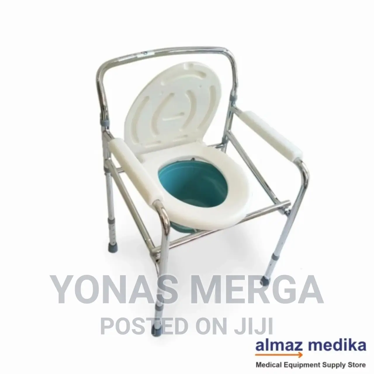 Portable Self-Contained Commode or a Shower Chair