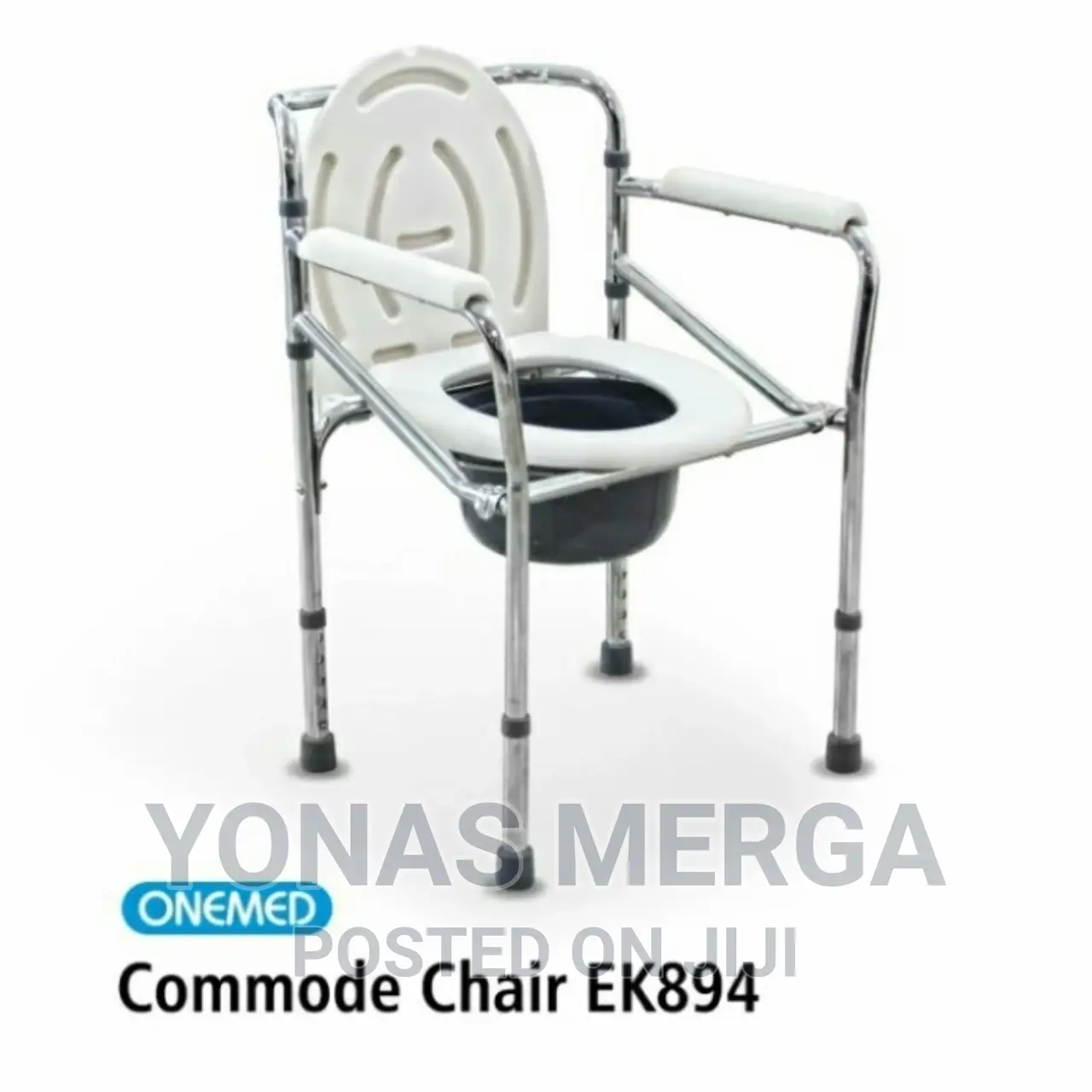 Commode Made From Durable Powder-Coated Aluminum