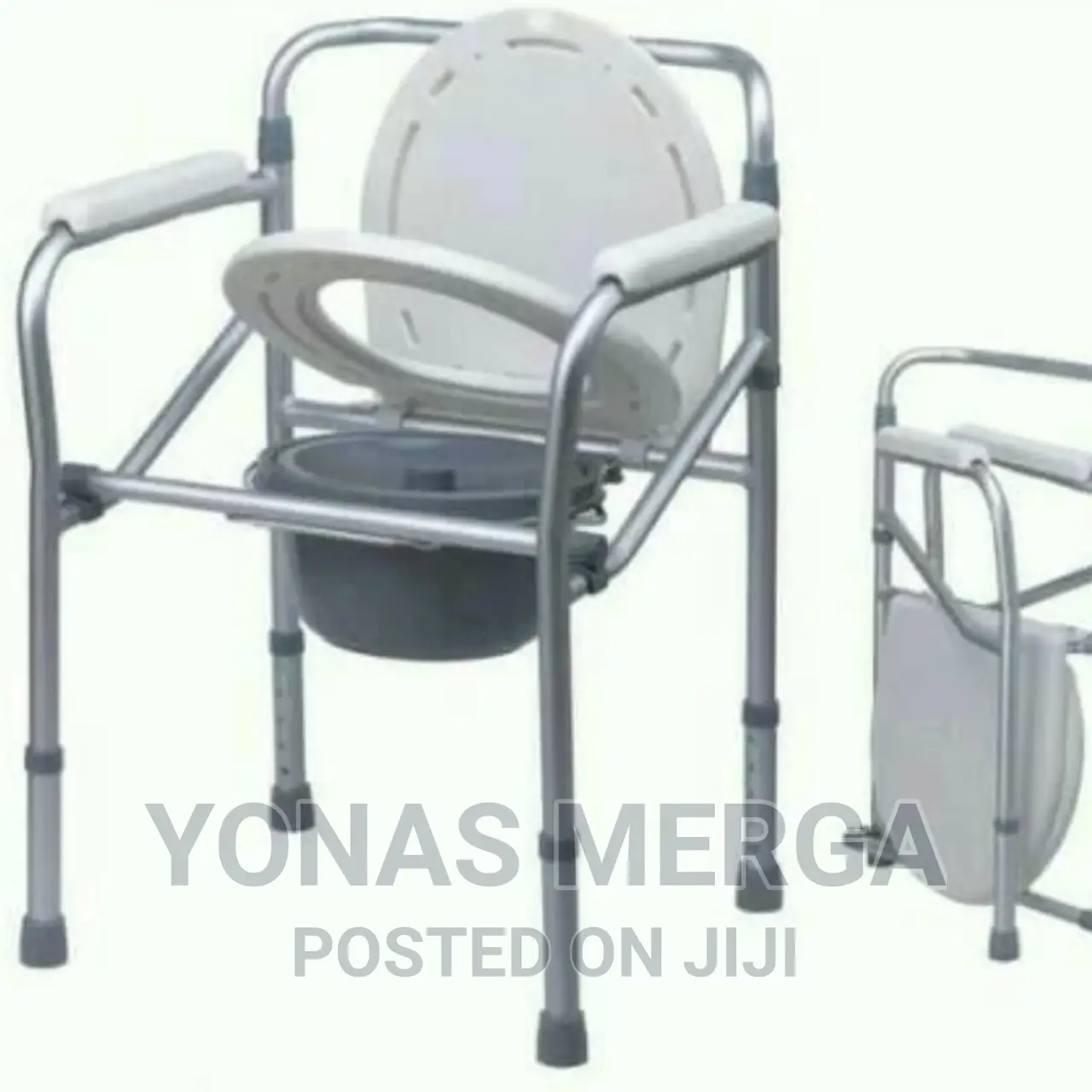 Commode Supporting Up to 350lbs Features Supportive Armrests