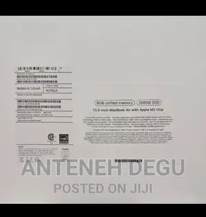 New Laptop Apple MacBook Air 2023 M2 8GB Apple M2 SSD 256GB