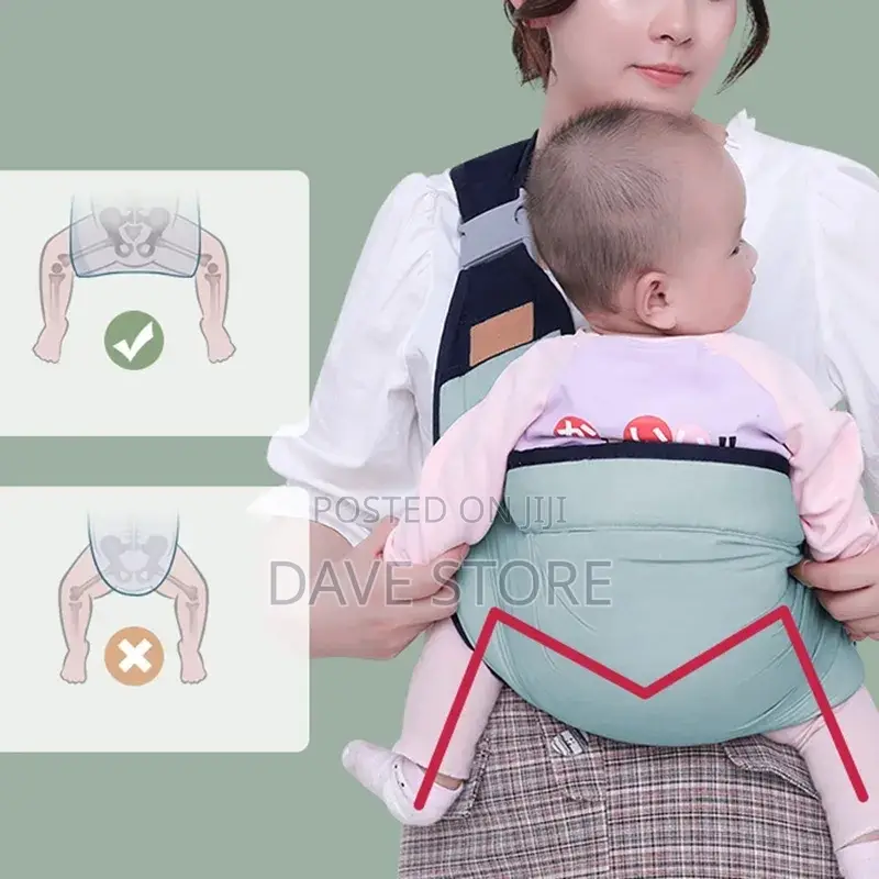 የህጻን ማዘያ All in 1 Original Breathable Baby Sling