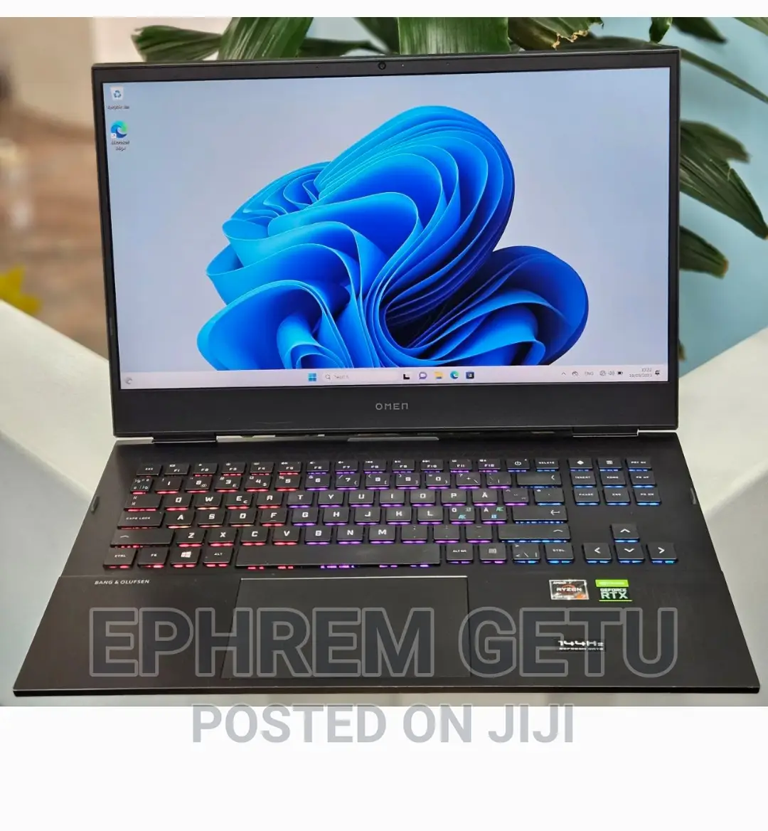 New Laptop HP Omen 15 16GB AMD Ryzen 7 SSD 512GB