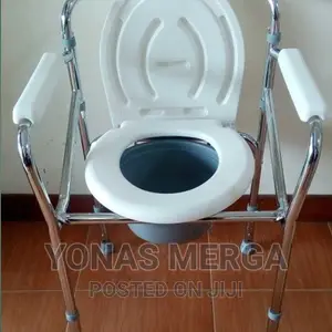 Photo - Commode; • Foldable Lightweight Frame,Adjustable Height