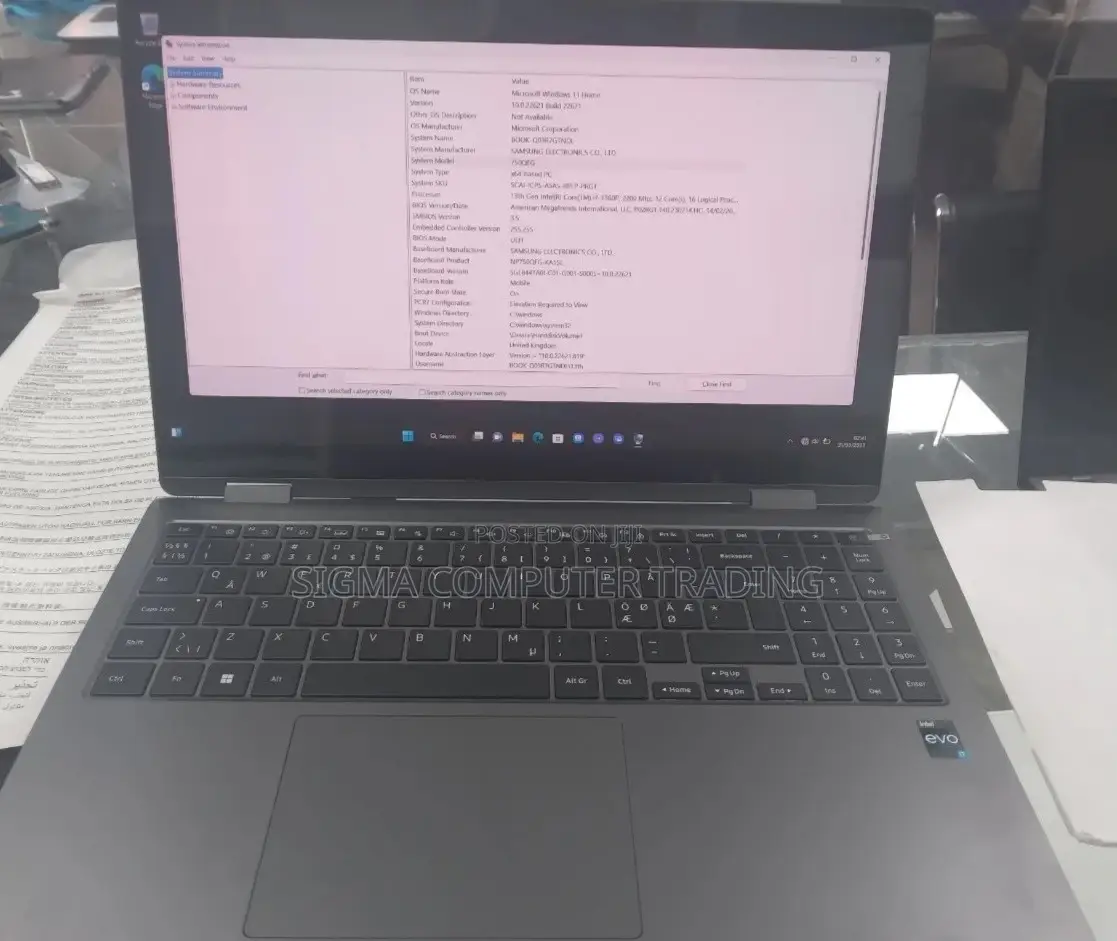 New Laptop Samsung NP-X360 16GB Intel Core I7 SSD 1T