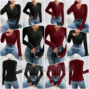 Photo - Lace Up Front Tee