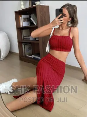 Photo - Cami Top Split Thigh Skirt