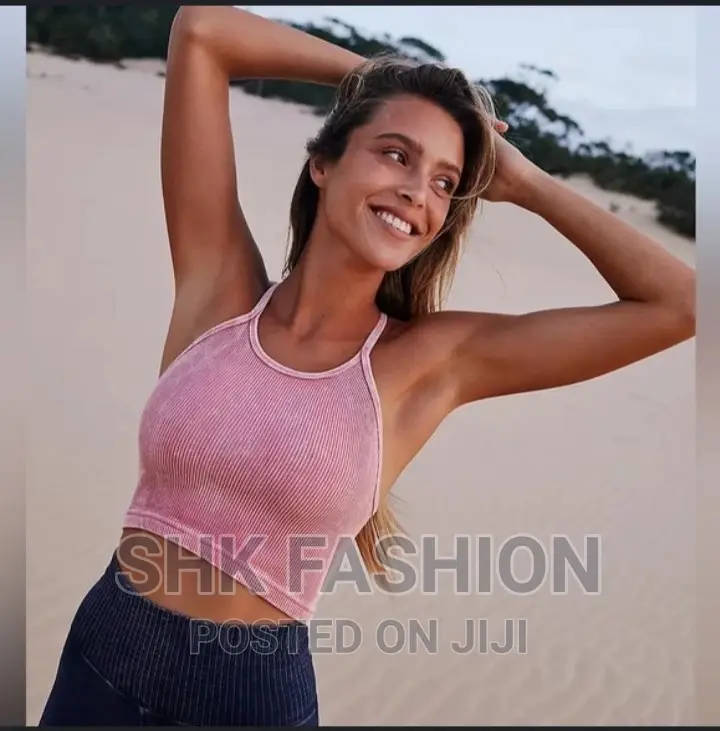 Racer Back Crop Cami Top