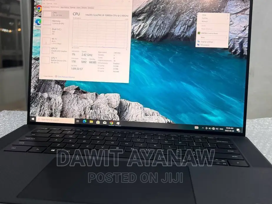 New Laptop Dell XPS 15 32GB Intel Core I7 SSD 512GB