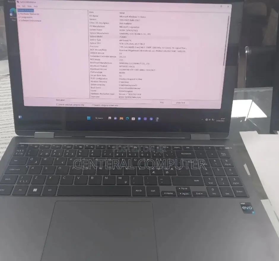 New Laptop Samsung Galaxy Book 2 16GB Intel Core I7 SSD 1T