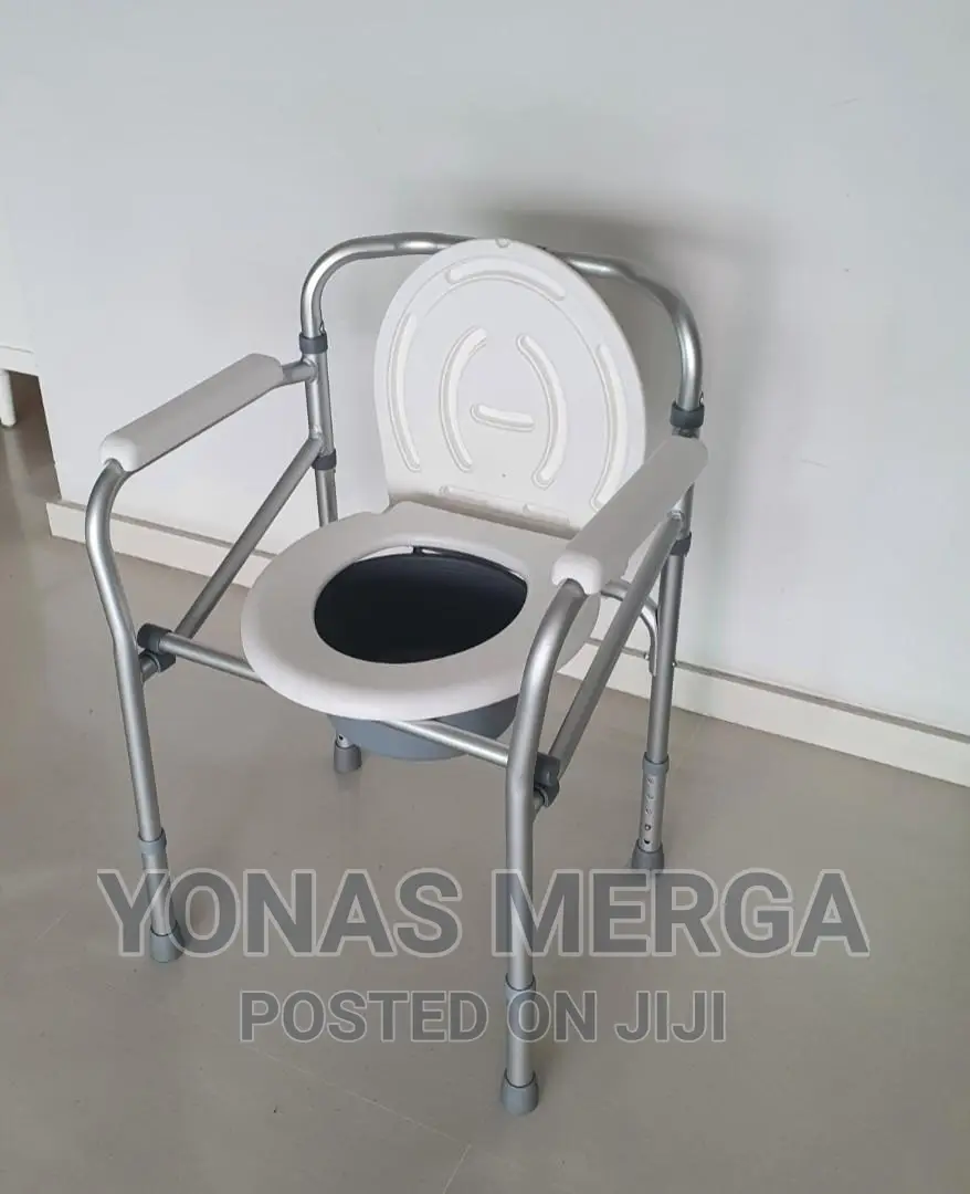 Commode Chair Strong Durable- Accomodates Upto 150 KG User