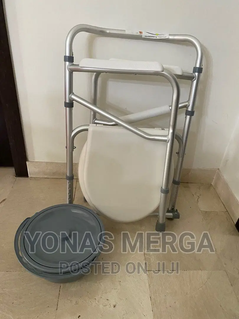 Commode Chair Strong Durable- Accomodates Upto 150 KG User