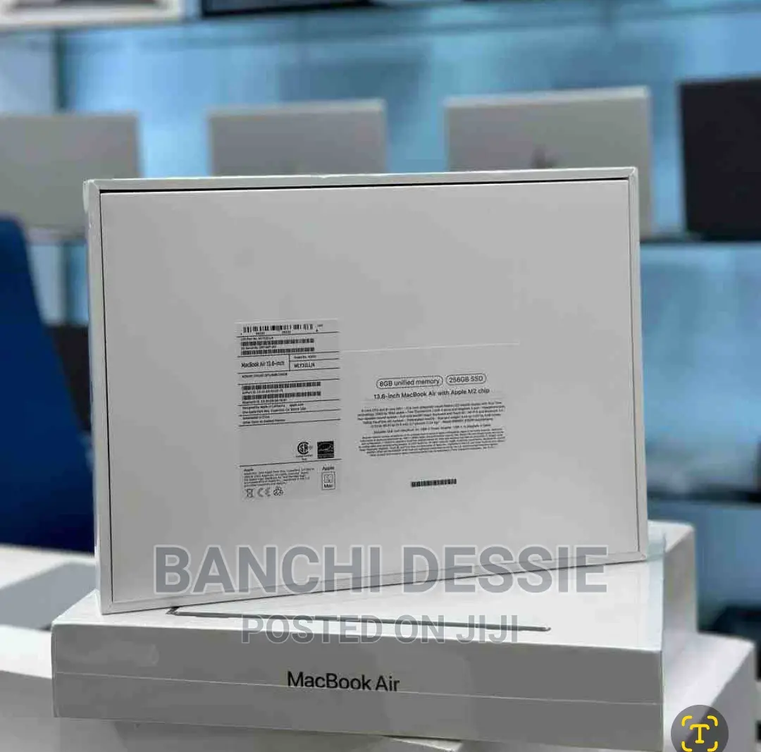 New Laptop Apple MacBook Air 2022 M2 8GB Apple M2 SSD 256GB