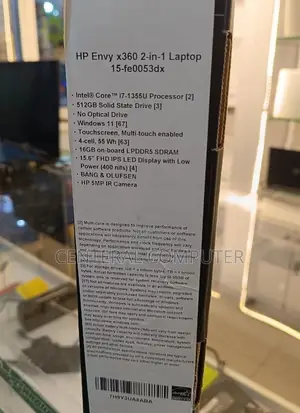 New Laptop HP Envy 15-Ep0xxx 16GB Intel Core I7 SSD 512GB