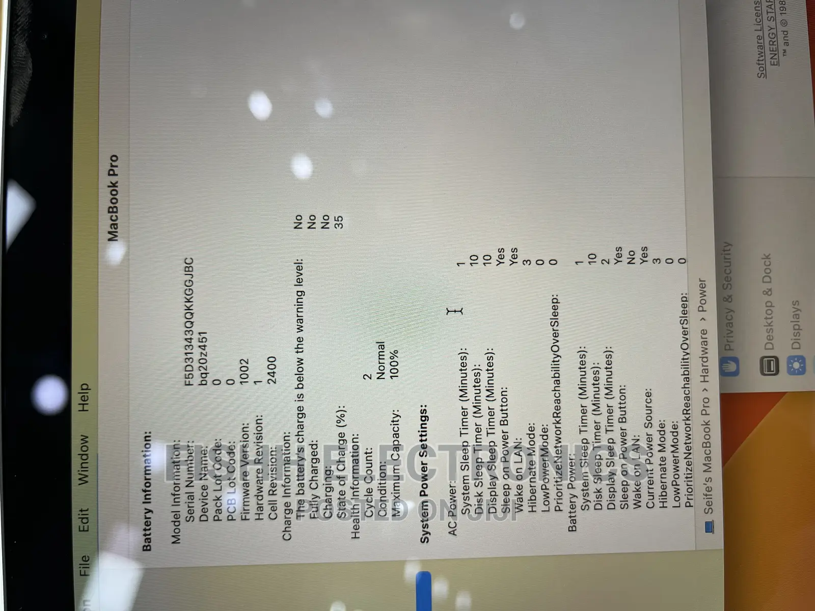 New Laptop Apple MacBook Pro 2022 M2 8GB Apple M2 SSD 256GB