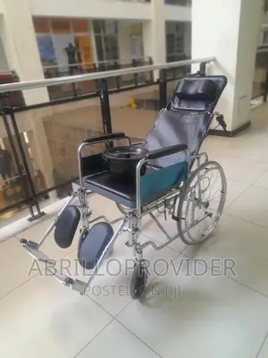 Full Reclining Commode Wheelchair / Toilet #Wheel Chair