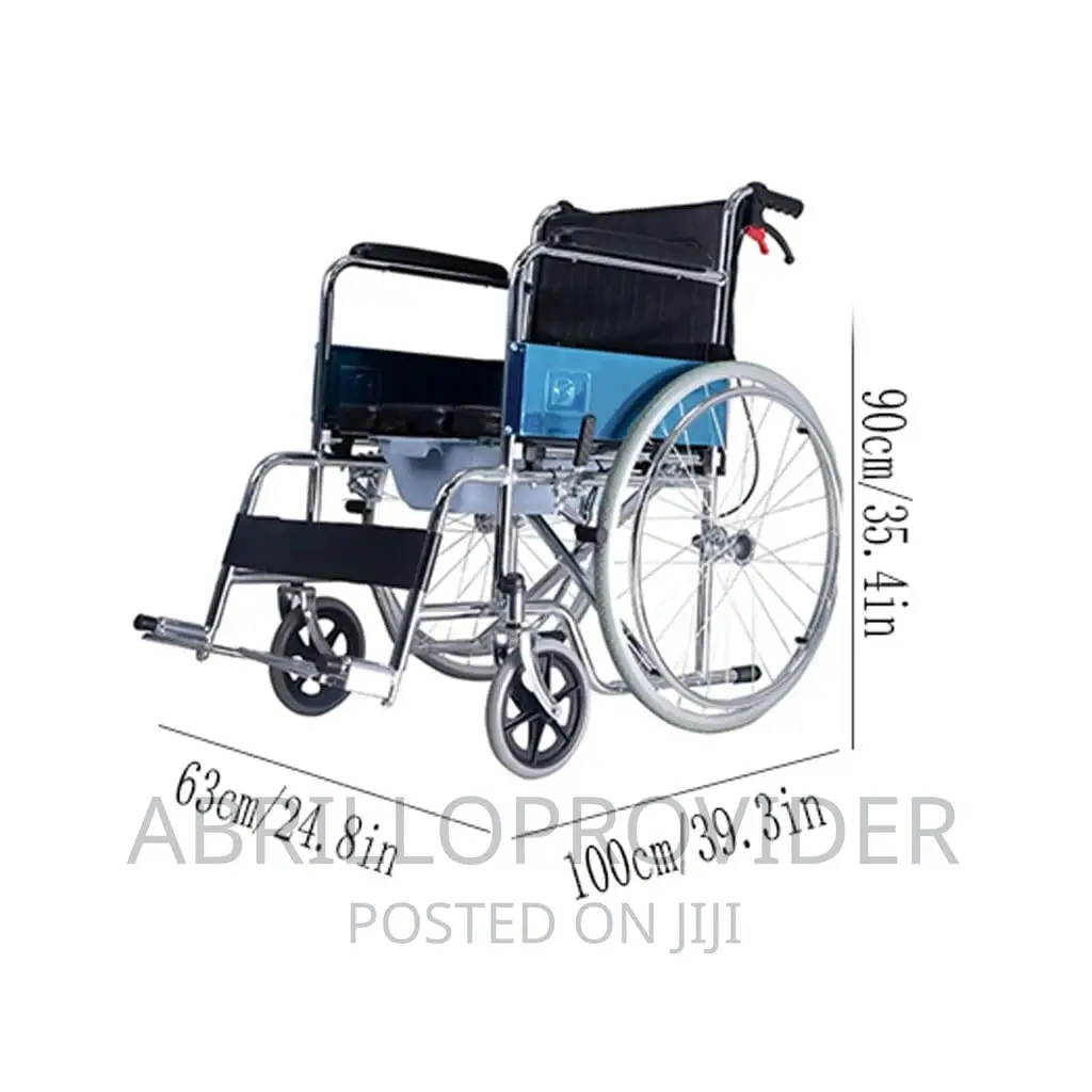 Electroplating Toilet Wheelchair