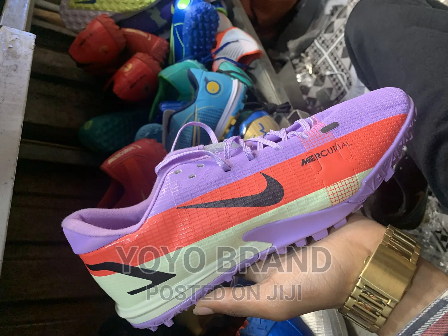 Mercurial Foot Ball Shoes