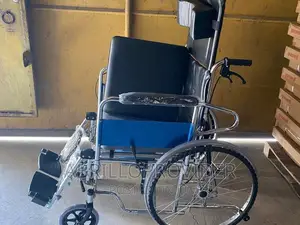 Reclining Commode Wheelchair Rios Dual Break System