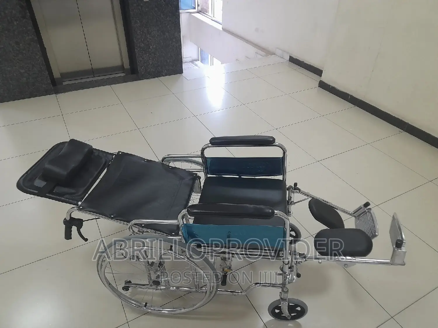 Wheelchair Commode With Toilet Reclining