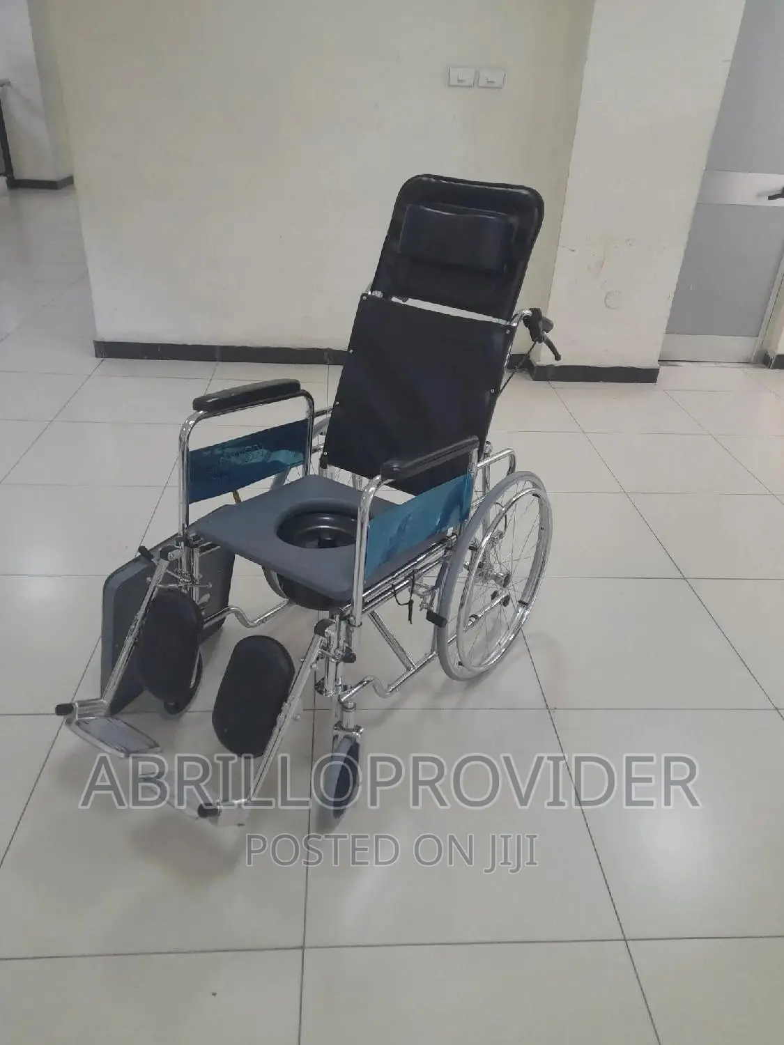 Wheelchair Commode With Toilet Reclining