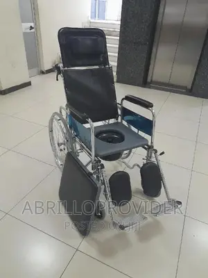 Wheelchair Commode With Toilet Reclining
